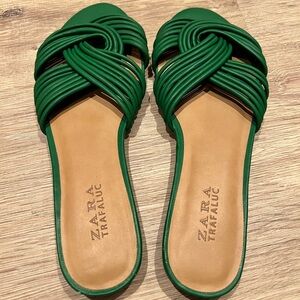 Zara size 39 ladies 8 rope sandals